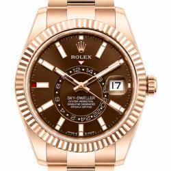 Rolex 18K Rose Gold Sky-Dweller 42MM 336935 Watch